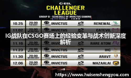 IG战队在CSGO赛场上的经验变革与战术创新深度解析
